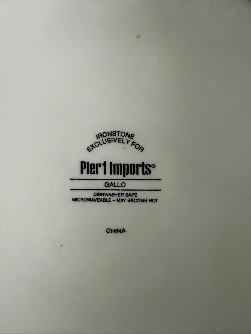 Pier 1 Gallo Collection Dinner Plates. Set of 6